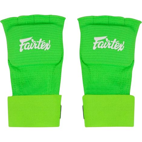Gants, bandages, bandes de boxe Fairtex Quick Wraps HW3 L/XL verts (1/2)