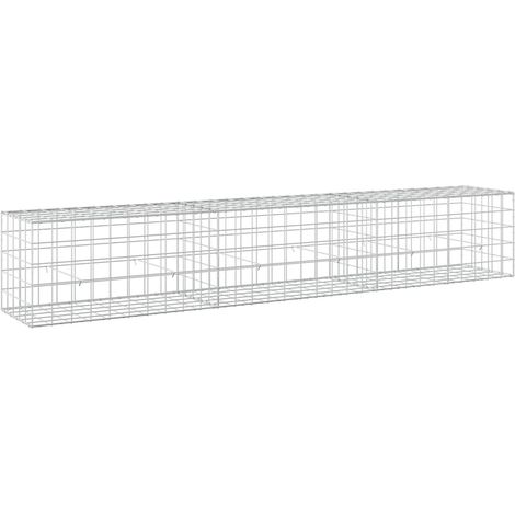 vidaXL Gabion with 3.5 mm Wire and 10x10 cm Mesh 300x50x50 cm (1/5)