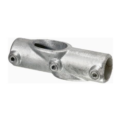 Raccord transversal RS PRO, profilé Type 2, Ø 42.4mm, L. 190mm en Fonte ( Prix pour 1 )