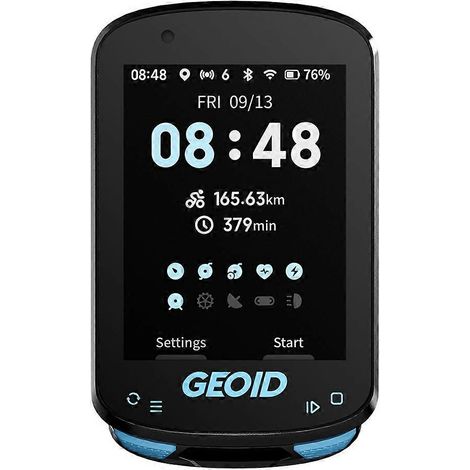 GEOID CC600 Compteur de vitesse et odomètre de navigation intelligent sans fil pour vélo, avec Wi-Fi et ANT+ automatiques (1/5)