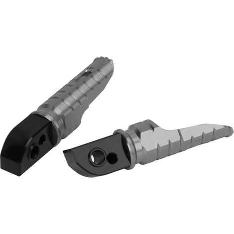 CNC-gefräste Motorrad-Fußrasten aus Aluminiumlegierung, Ersatz für Street Scrambler 900 (2016–2021), Titan (1/5)