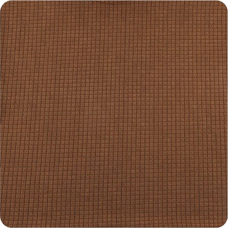 Housse de Coussin Imperméable en Spandex 45x45cm Décoration Salon Chambre Voiture Style Élégant Facile à Laver Marron Clair (1/5)