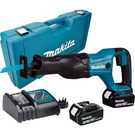 Makita DJR186RFE 18v LXT Reciprocating Recip Sabre Saw - 2 x 3.0ah Batteries (1/2)