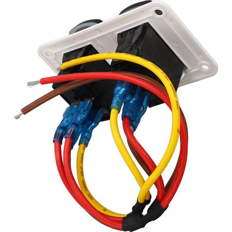 12V/24V Marine-Toiletten-Bedienfeldschalter, 3-Positionen-Wippschalter mit schneller Reaktionszeit für Boote, Yachten und Wohnmobile (1/5)