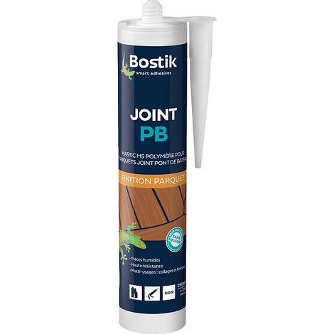 Mastic Colle & Joint Pont De Bateau Noir 290 Ml Mastic Colle & Joint Pont De Bateau Noir 290 Ml - Bostik