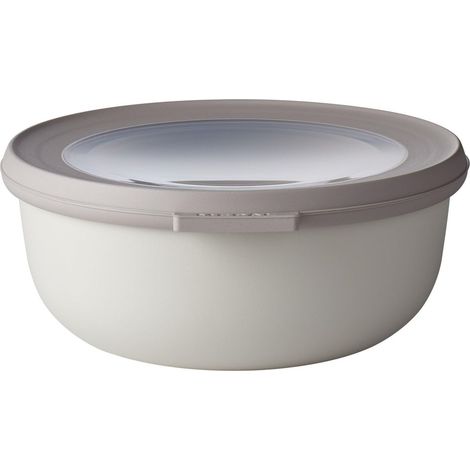 Bol Multifonction Rond - Boîte Conservation Alimentaire avec Couvercle - Convient comme Boîte de Hermétique pour le Réfrigérateur, Micro-ondes (1/5)