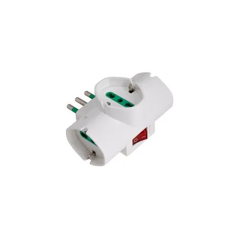 FME 87321 ADATTATORE 16A 3 P BIP SCHUKO+INTERRUTTORE