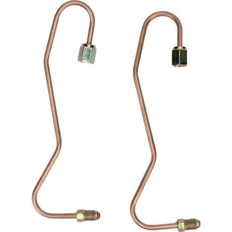 1 coppia di tubi flessibili di ricambio per la pinza del freno anteriore, lato sinistro e destro, per Land Rover Defender 200 300 1991-1997.