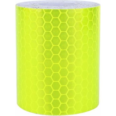 3m Fluorescent Yellow Green Reflective Tape, Reflective Hazard Strip Emergency Vehicle Safety Warning Marking Tape (1/5)