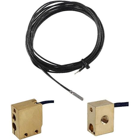 Sonde de température Pt1000 de 3 mm de diamètre, câble de 150 cm (59,06 pouces). (1/4)