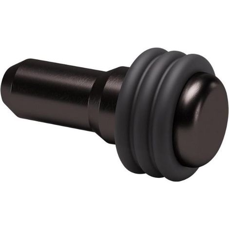 ITALIANA FERRAMENTA soporte estante or d5-10 l18 negro con goma - (caja 200)