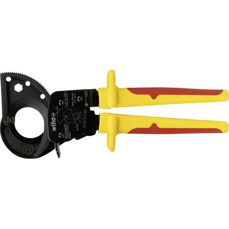 [NEUWERTIG] B-Ware Wiha Kabelschneider Zange Electric Ratschenprinzip Kupferkabel 300mm² 34mm 275mm