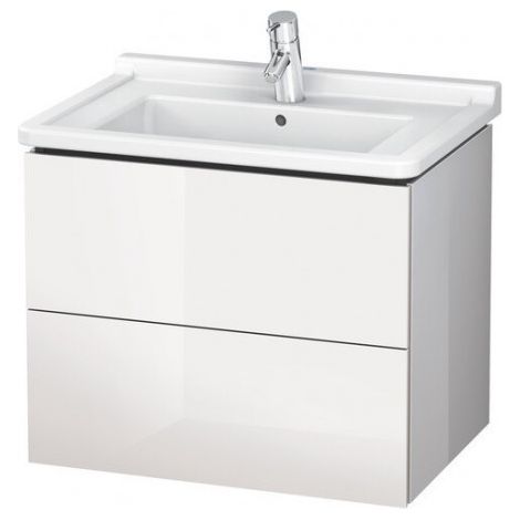 Duravit L-Cube bâti-support lavabo suspendu, 2 tiroirs,
