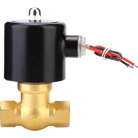 Industrielles Dampfmagnetventil aus Messing, Innengewinde G1/2 für Luft, Gas, Öl ZQDF-15AC110V (1/5)