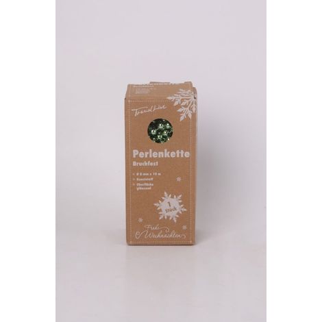 TrendLine Perlenkette bruchfest langlebig 10 m light green Christbaum- & Feiertagsschmuck (1/2)