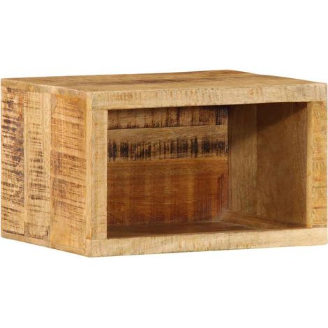 Nachttisch Braun 40 x 30 x 25 cm Massivholz Mango