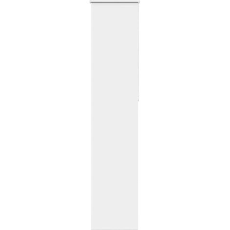 Verdunkelungsrollo Weiß 45x210cm Stoffbreite 40,7 cm Polyester
