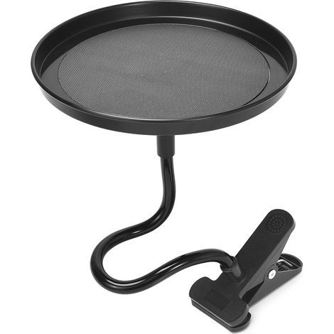 360 Degree Adjustable Car Tray Holder Clip-On Seat Food Cup Holder Car Food Tray for Drinks and Snacks (1/5)
