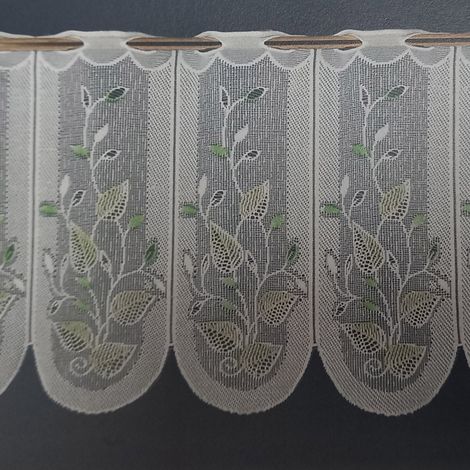 Brise bise à feuillages Vert 30x75 cm