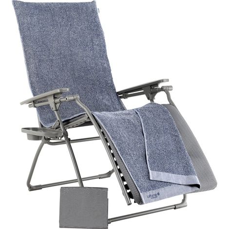 Lafuma Evolution BeComfort® Relaxliege Relaxsessel-Set und Zubehör Grau Silver LFM5429.8901.U (1/5)