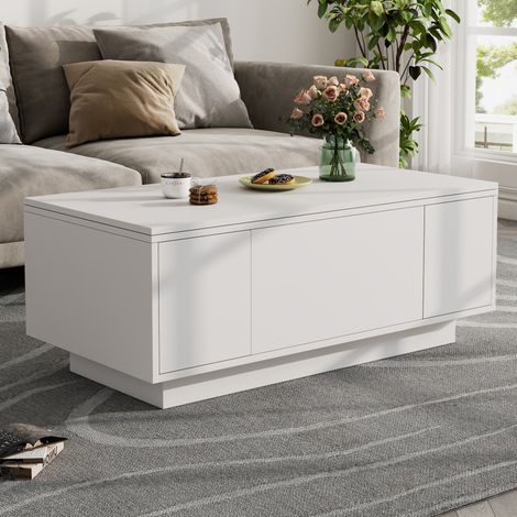 Tavolo sollevabile con contenitore 100x50x43 cm OKMYHOME (1/5)