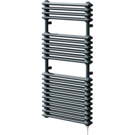 Hayes Anthracite 1140mm x 600mm Designer Electric Towel Rail (1/5)