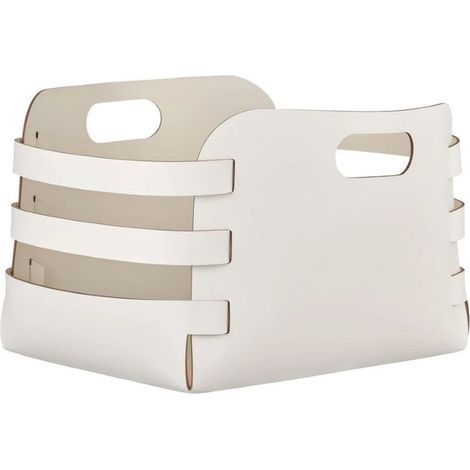 COLOMBO DESIGN Cestino Riga Oyster/Ash Rose, 27X36 H25 serie ADJ codice prod: BADJ9687-0207 (1/2)
