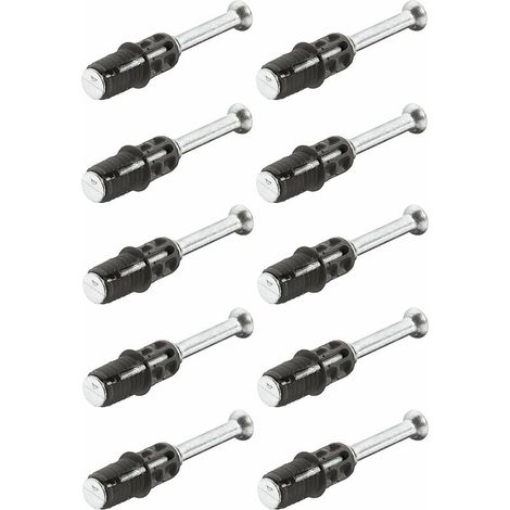 – Lot de 10 goujons d'assemblage 8mm x 24mm – Fixation pour meubles en bois – Connexion solide et durable – Pour épaisseur de bois à partir de 15mm (1/4)