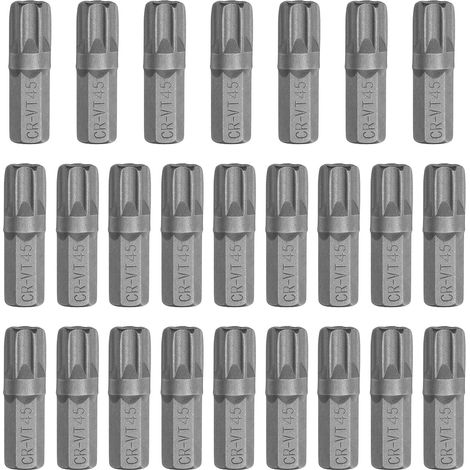 Coffret D'Embouts de Tournevis Torx T45, Longueur 25 mm, 25 Pièces (1/5)