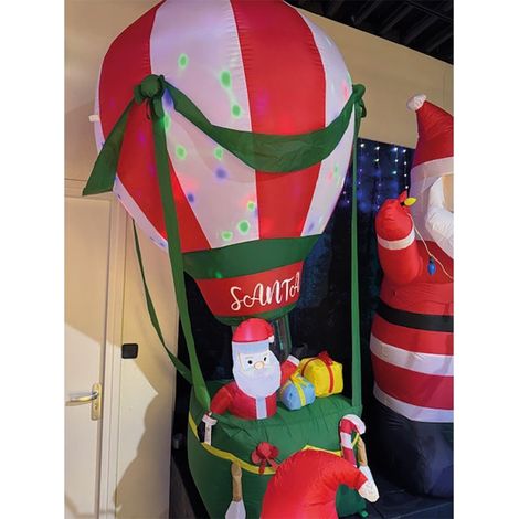 Globo inflable con papa noel (1/2)