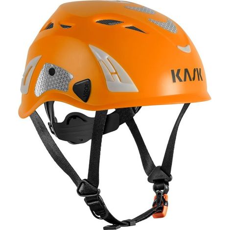 Casque de protection haute visibilité Superplasma AQ HI VIZ KASK WHE00105 - Orange fluo - Taille unique