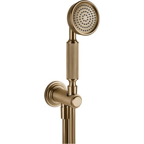 Conjunto de ducha Gessi Venti20 con codo de conexión mural, con