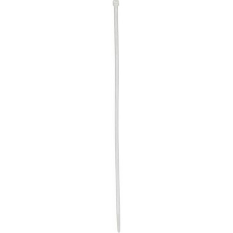 Rilsan bianco: 3,6 X 300 mm (25 pezzi)