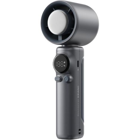 Ventilador portátil pequeño，ventilador de viaje recargable，USB/batería para playa，camping y vacaciones，7.28 x 2.36 pulgadas (1/5)