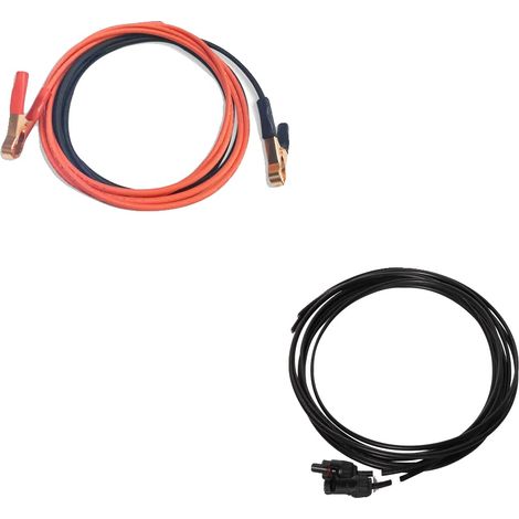 Cable solar, 3 metros de longitud, construcción de cobre, kit de cables (1/2)