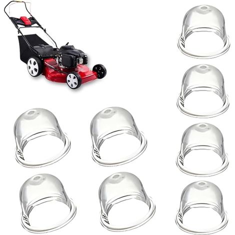 8 Pièces Carburateur Amorce Pompe Ampoule 19 mm et 22 mm Poire Pompe Amorcage Accessoires de Carburateur pour Debroussailleuse Tronçonneuse Souffleur Tondeuse