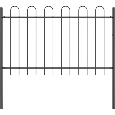 Maison Exclusive - Gartenzaun BOXTEL 7 stk. 11,9 x 1 m Pulverbesc (1/5)