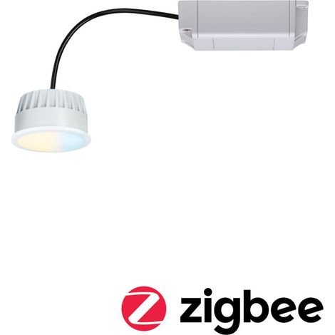 Paulmann LED Coin ZigBee Spot LED encastrable pour salle de bains CEE: G (A - G) LED satin (1/5)