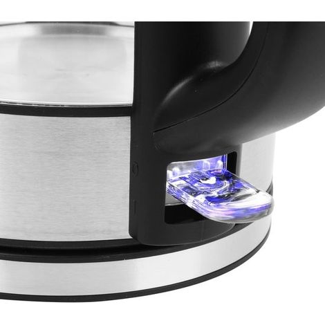 Hervidor de Cristal Emerio WK-130126 1.7L 2200W Control Strix LED