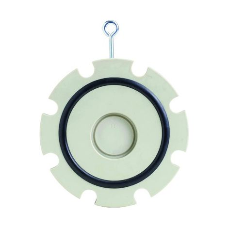 Clapet anti-retour GF 369 PP/FKM d 90 ressort Hastelloy C