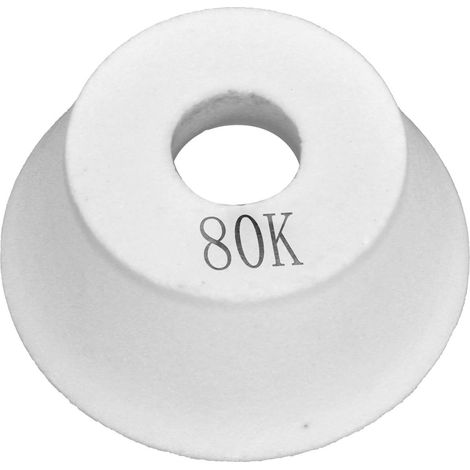 Meule boisseau assiette en corindon blanc 80, haute dureté, résistance à l'usure, durable pour meuleuse, disque abrasif qualité pro (1/5)