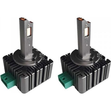 2 Pezzi Lampade LED D3S D3R 35W 12V 7000lm 6000K Plug Play Più Luminoso dello Xenon Originale