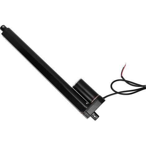 Actionneur linéaire électrique 1000 N noir, course de 300 mm, IP65, pour fauteuil de massage, 24 V (1/5)