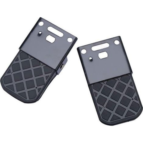 Pédales de vélo - Surface antidérapante - Pédales pour vélo électrique - Pédales arrière pliables - Faciles à transporter (1/4)