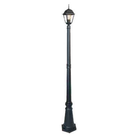 LÁMPARA DE PIE CON UNA FAROLA DE CUATRO CARAS Color Negro 190 cm