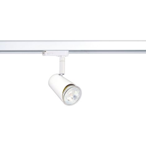 JUDY 023-Spot Rail 3 all. 023 GU10 blanc a/lpe LED 3,6W 3000K 400lm dimm. incl ARIC 4401 (1/2)