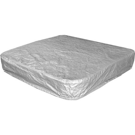 Housse de protection carrée pour meubles de jardin - Imperméable - Rangement facile - Pour patio et piscine - 218, 218, 90 cm, réutilisable et résistante aux intempéries (231 x 231 x 90 cm) (1/5)