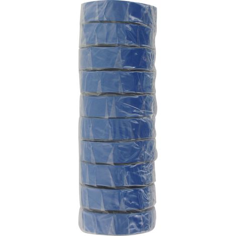 Cinta adhesiva de PVC azul 15mmx10m/10