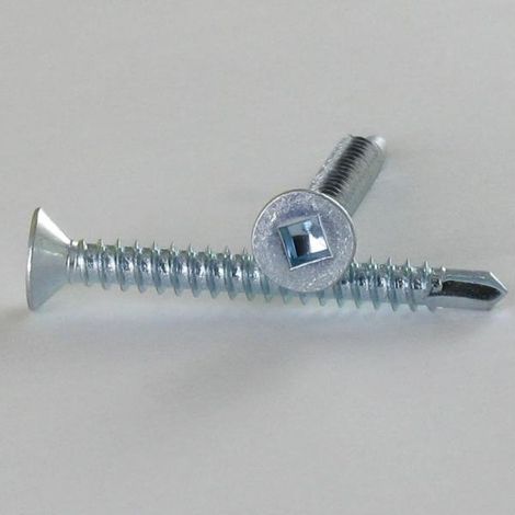 Vis autoperceuse Tête fraisée Carré 4.2X38 Acier zingué-1 pièce
