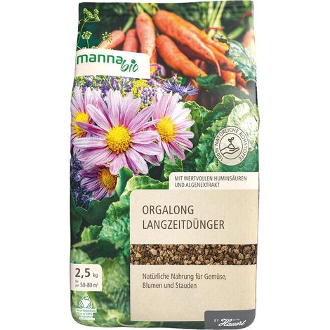Manna Bio Langzeitdünger Orgalong für ca. 80 m² - 2,5 kg